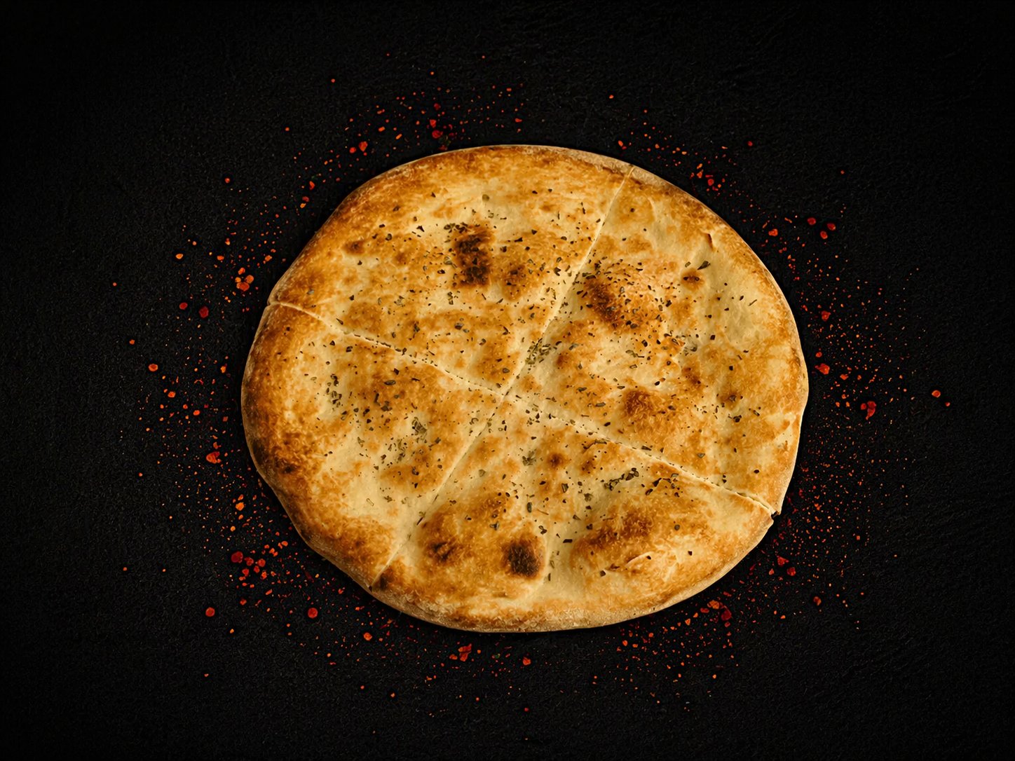 Focaccia cu oregano si ulei de masline