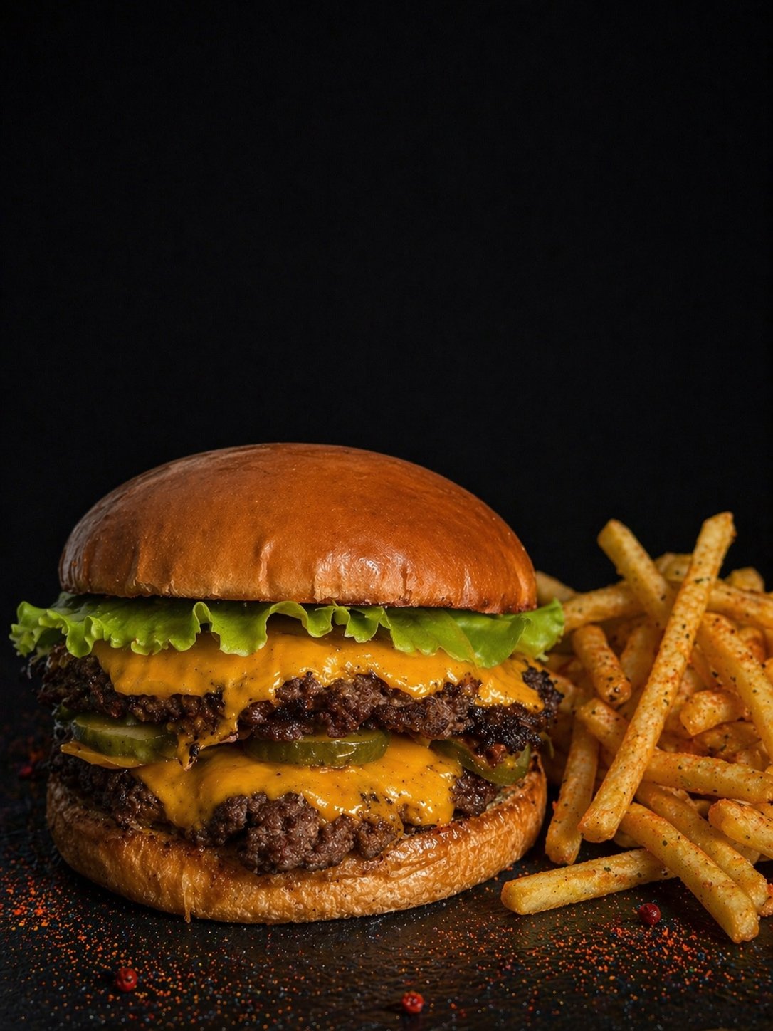 Meniu Double Bacon Cheeseburger
