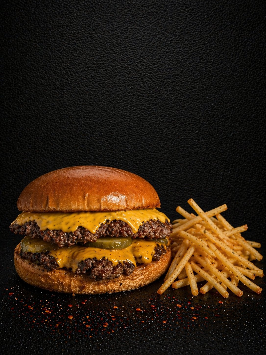 Meniu Double Cheeseburger