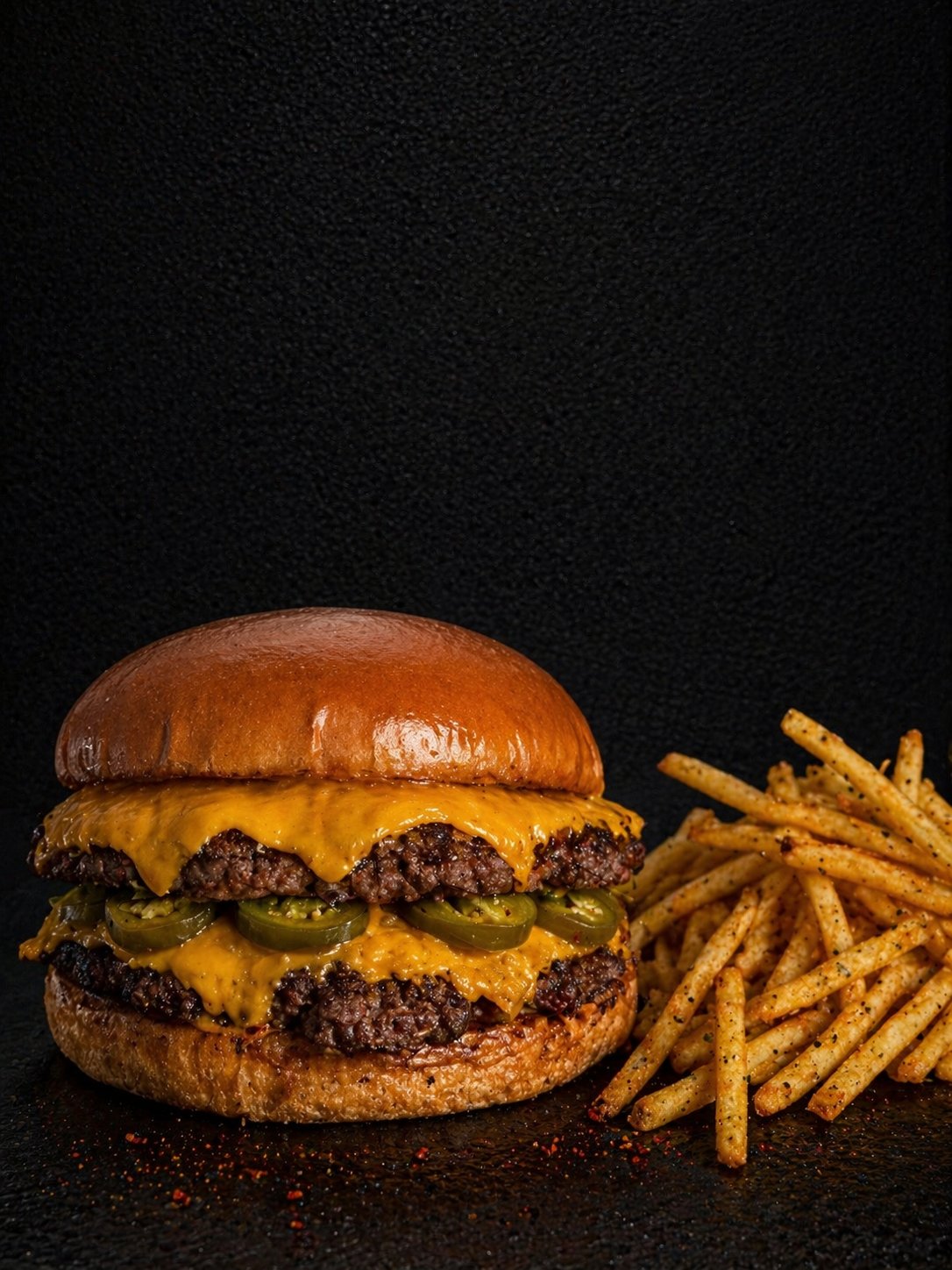 Meniu Double Cheeseburger Picant