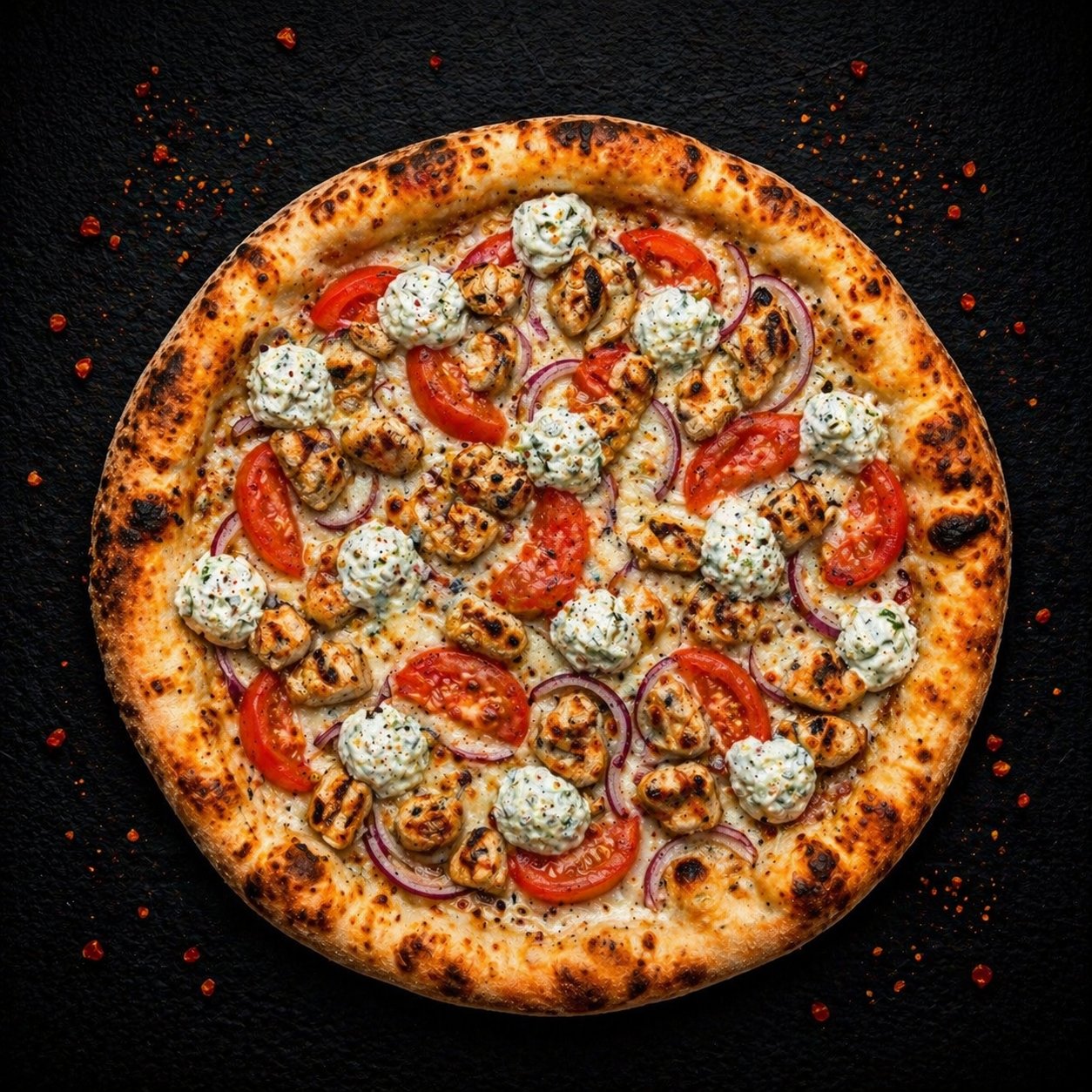 Pizza souvlaki