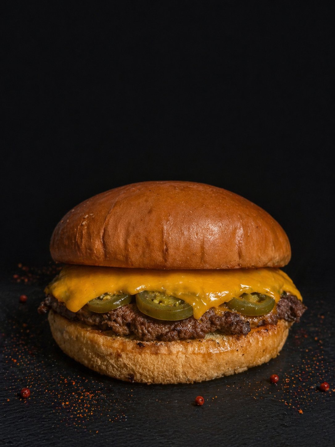 Single Cheeseburger Picant